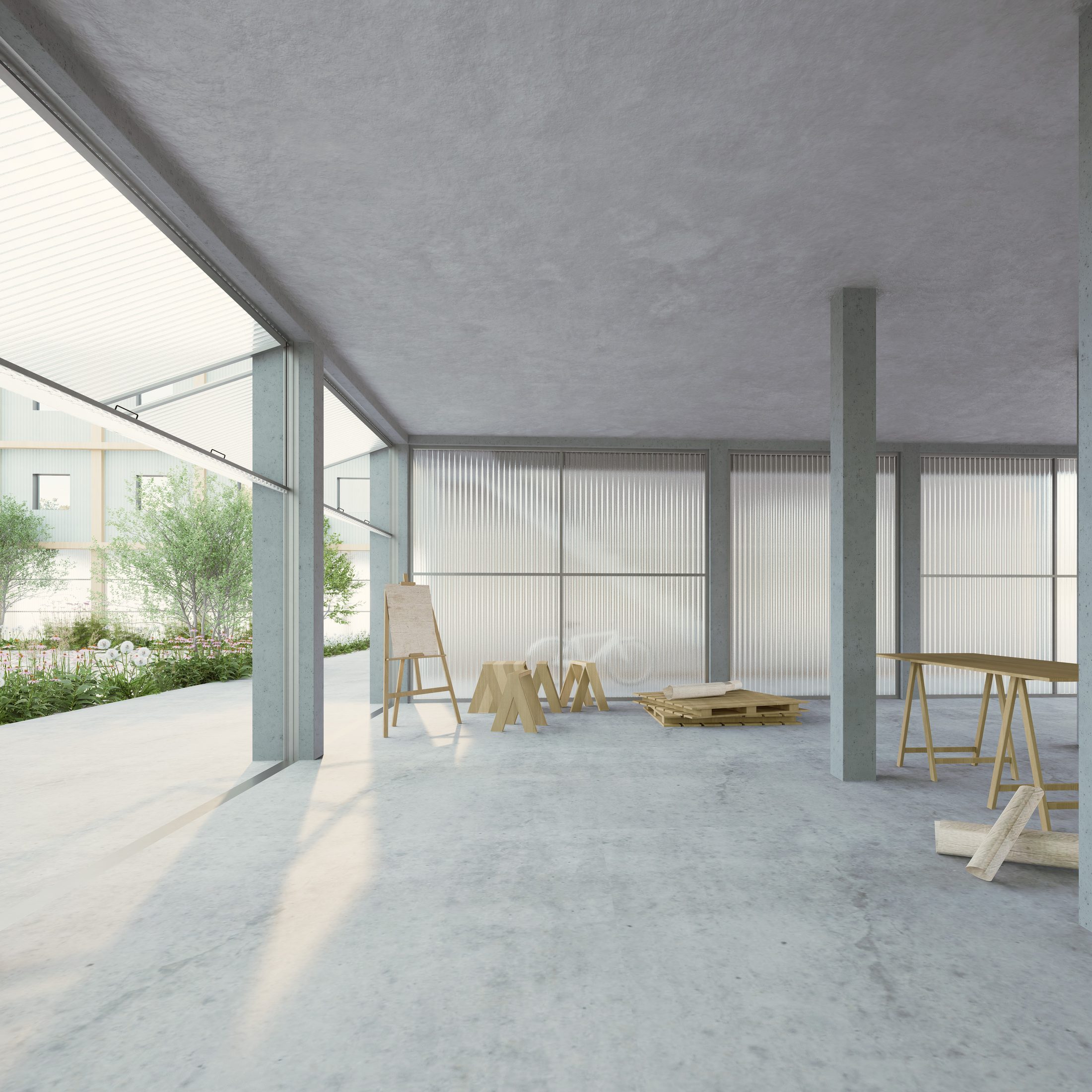 Aboriginal Student Housing — internal render